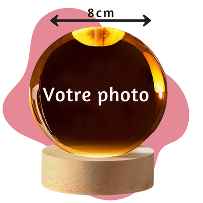 Lumivie - Sphère lumineuse gravée