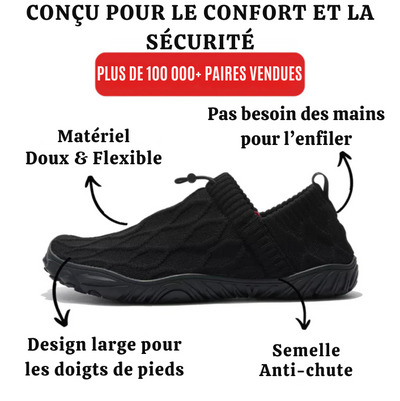 PiéNuva™ - Chaussures anti-chutes enfilables