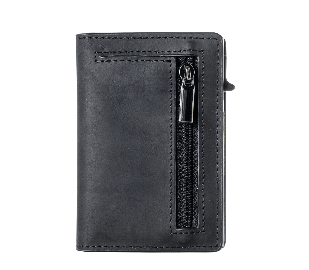 Portefeuille intelligent et compact en cuir | Monéo